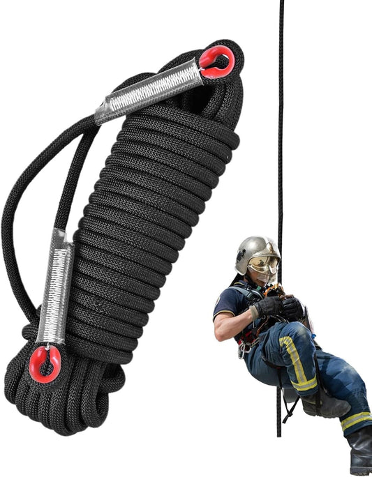 Climbing Rope, Workout Rope for Climbing, Mountaineering Safety Equipment, Outdoor Workouts Accessories, Survival Gear Hiking Training, Enhanced Knot Tying Usability