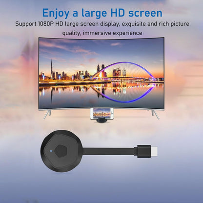 HDMI Display Dongle Adapter,for Laptop PC Smartphone to Streaming Video Audio to TV Projector,Horizontal Vertical Screen One Key Switch for Network Learning Entertainment