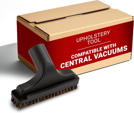 Broan-NuTone by Drainvac CT160G Upholstery Brush for Furniture – Central Vacuum Accessories, Natural Bristles for Deep Cleaning, Durable Build, Compatible with Most Wands