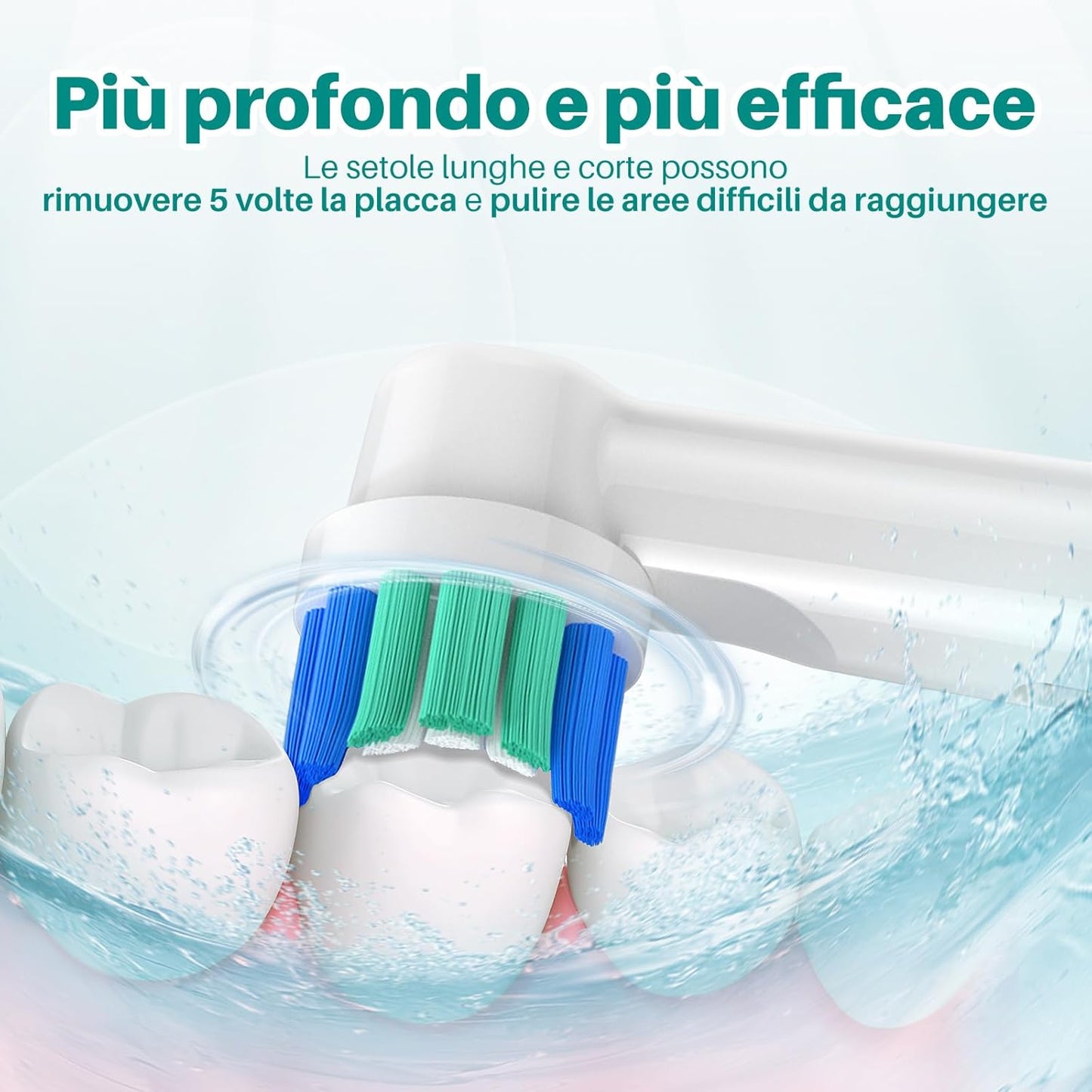 8 Pack Replacement Toothbrush Heads for Oral B Braun, Classic Precision Professional Care, Vitality Pro Smart Genius Series and More