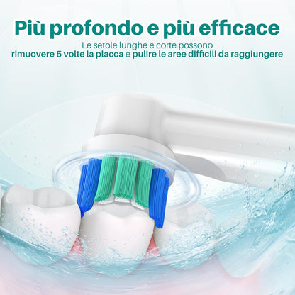 8 Pack Replacement Toothbrush Heads for Oral B Braun, Classic Precision Professional Care, Vitality Pro Smart Genius Series and More