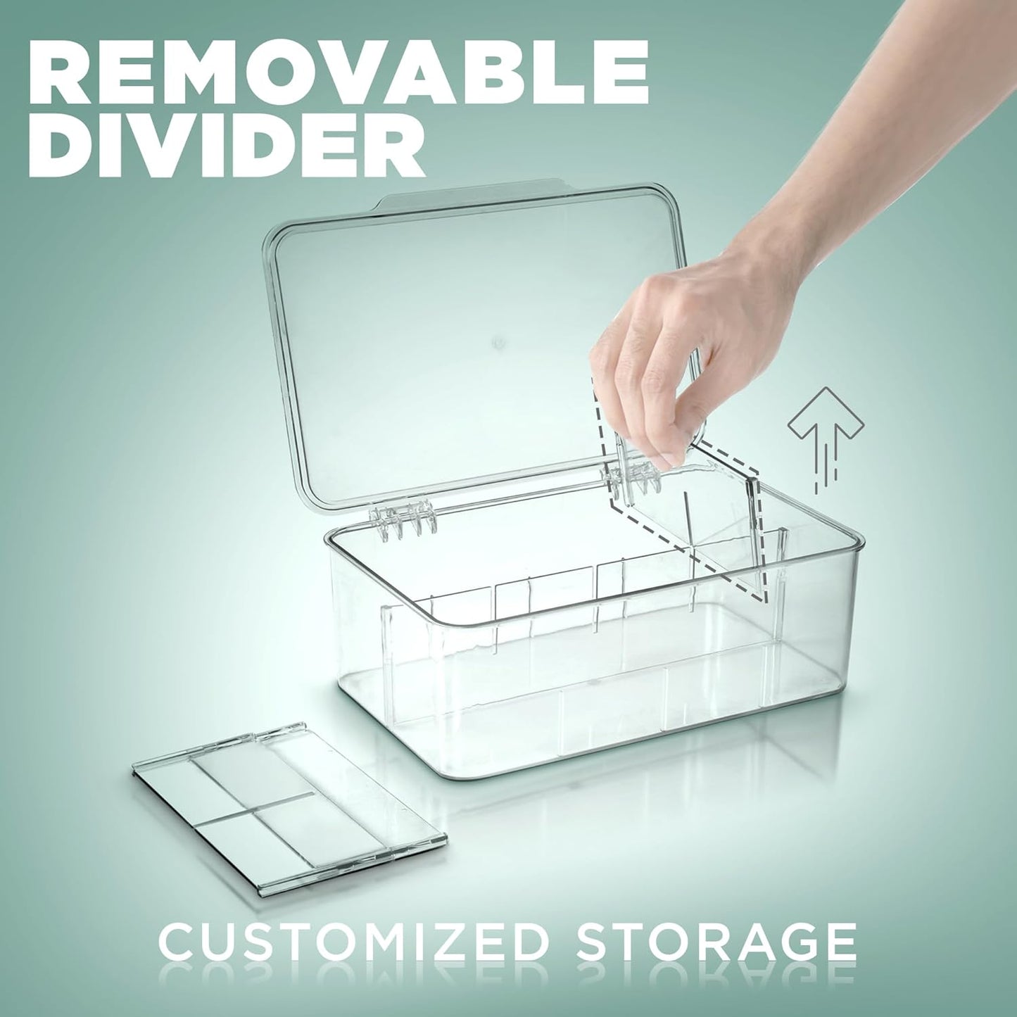 Utopia Home Tea Bag Organizer – 3 Pack Stackable Tea Storage Containers with Lids – Clear Plastic Tea Bag Holder for Kitchen Cabinet, Pantry organizers and storage, Cupboard, Snack & Home Organization