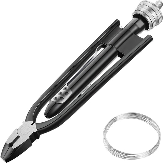 6 Inch Safety Wire Pliers, Wire Twisting Tool Lock Wire Pliers, Twister Tool for Aircraft Auto Industry