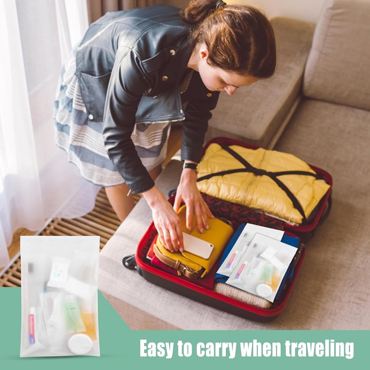 Hygiene Kit Bulk, Individually Packed, The Convenience Kit Bulk Is Fully Equipped And Clean And Hygienic, Convenience Kits Suitable For Hotel, Home, Camping, Travel (30 Sets)