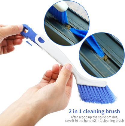 10 Pieces Cleaning Brush Small Scrub Brush, Window Door Sliding Track for Cleaning Sink Scrub, Bathroom Kitchen Edge Corner Grout, Sliding Door or Window