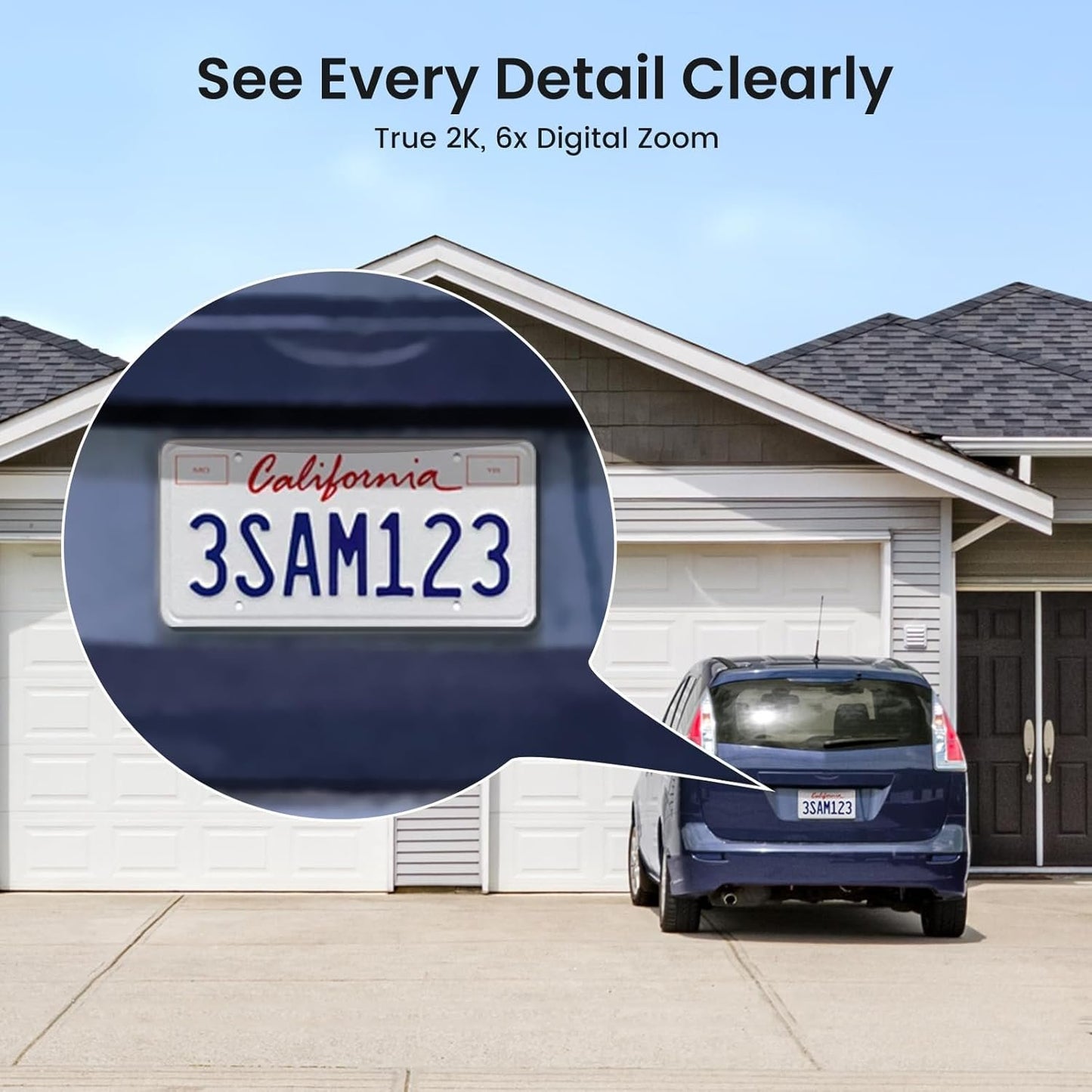 AOSU Solar Security Cameras Wireless Outdoor, 2K QHD Home Security System, 4-Cam Kit with 166° Ultra-Wide View, Cam-to-Cam Sync, 32GB Homebase Local Storage, Color Night Vision, No Monthly Fee