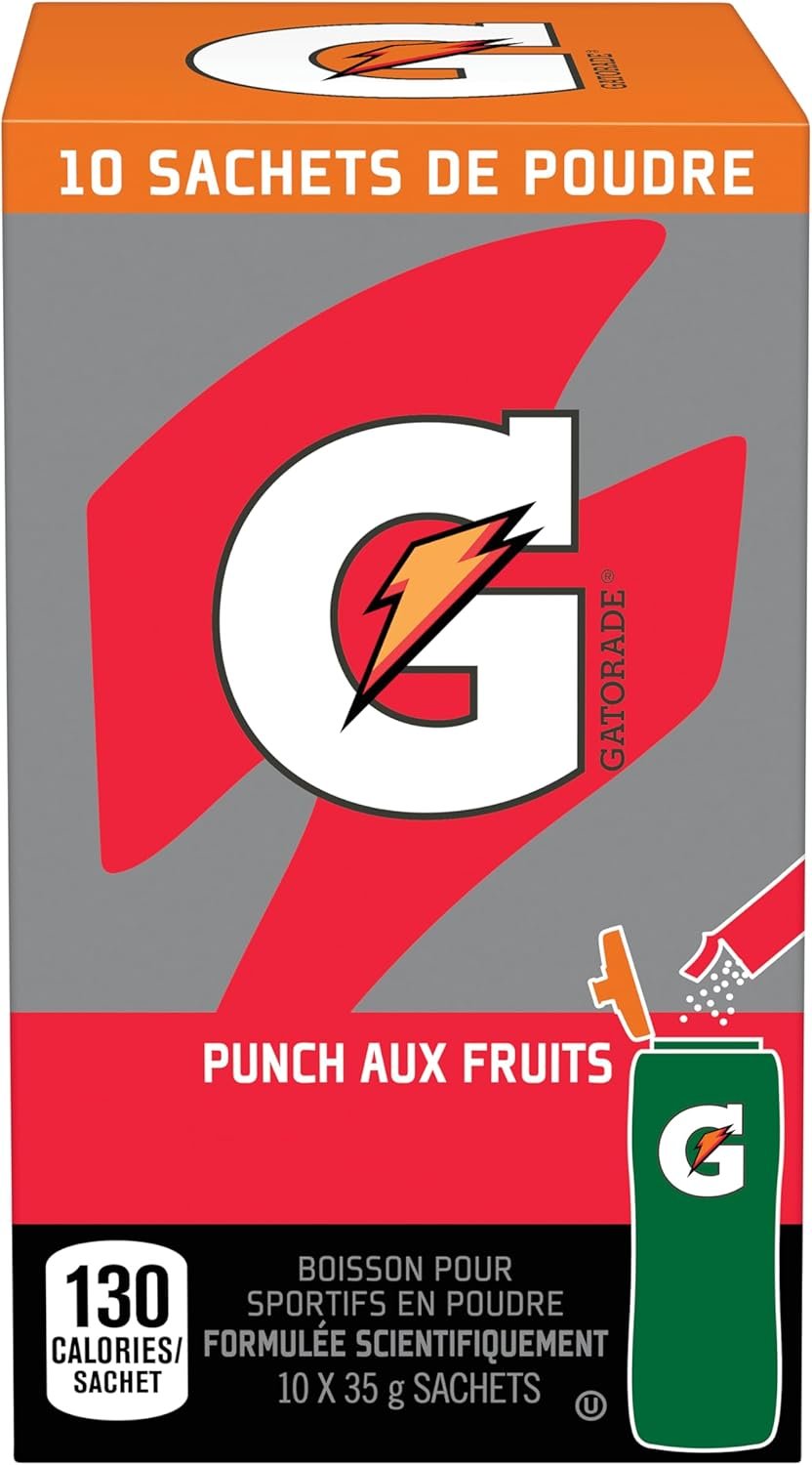 Gatorade Powder Fruit Punch 10 x 35g
