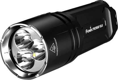 Fenix TK35UE V2.0 5000 Lumen Tactical Flashlight with 400m Beam – IP68 Waterproof Led Torch with Tactical & Duty Modes Flashlight Powered by 2 Batteries (Not Included)