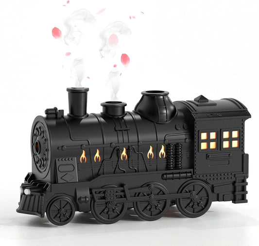 Aromatherapy Diffuser with Colorful Night Light for Bedroom, Essential Oil Diffuser for Home, Train Cool Mist Humidifier, Air Humidifier Diffuser Train Diffuser with Remote Control