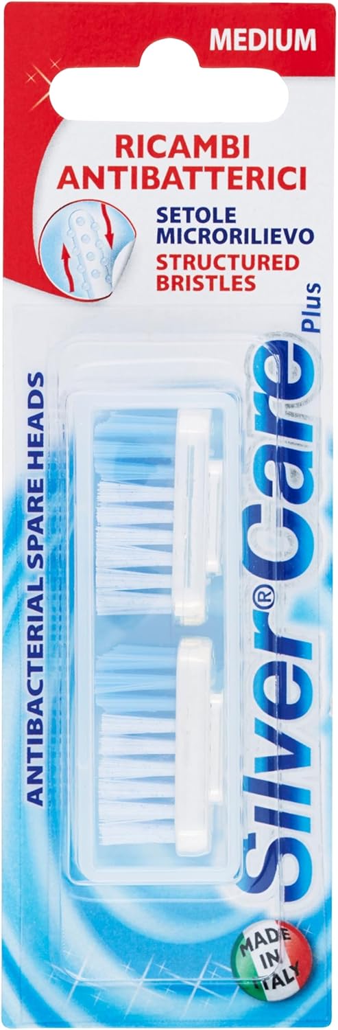 Piave Silver C Toothbrush Replacement X2