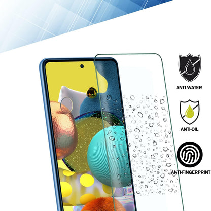 RKINC Screen Protector [4-Pack] for Samsung Galaxy A71 4G / A71 5G / A71 5G UW, Tempered Glass Film Screen Protector, 0.33mm [LifetimeWarranty][Anti-Scratch][Anti-Shatter][Bubble-Free]