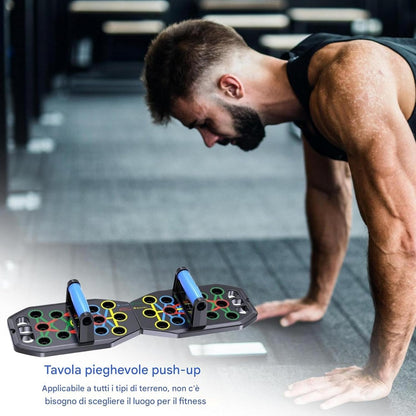 Pushup Board, Muscle Exercise Board, Household Training Equipment, Non Slip Stands for Men, Home Workout Gear, Full Body Fitness, Sturdy Construction, 13.78 x 7.87 x 1.97 Inches