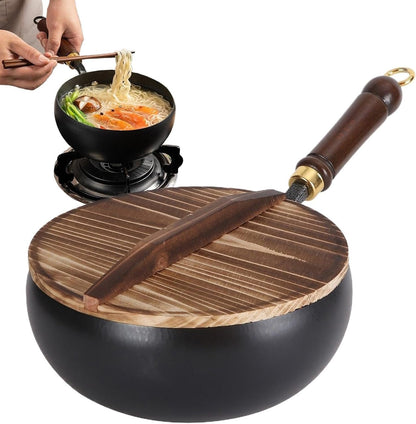 Generico Padella con coperchio, padella profonda - Padelle antiaderenti sicure riutilizzabili e padelle di frittura | Utensili da cucina e gadget per cucinare, cottura, salto, campeggio