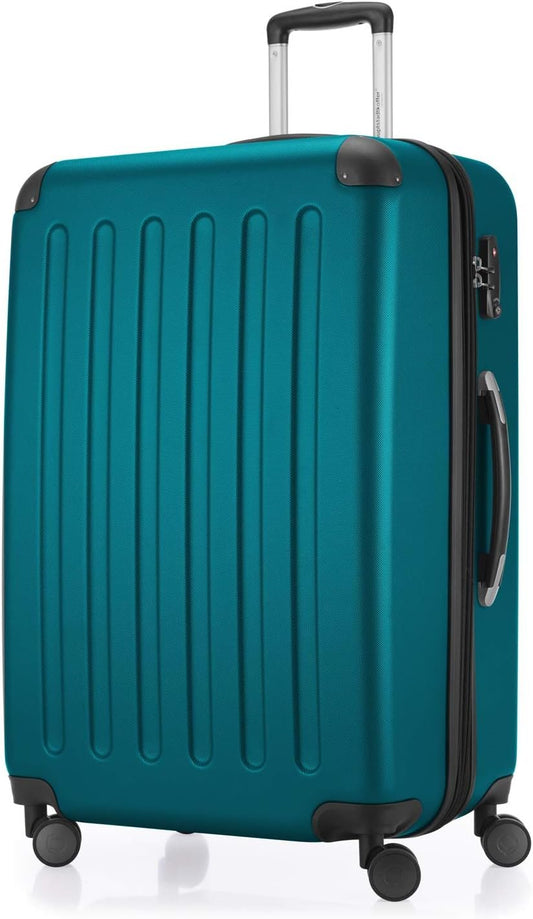 HAUPTSTADTKOFFER - SPREE - Hard Suitcase, Expandable Suitcase, Luggage with 4 Double Wheels, TSA, Aqua Green, Suitcase