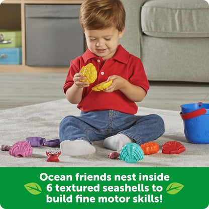 Learning Resources Emotional Ocean Shells Sensory Toy 18 Months + SEL Learning Aid