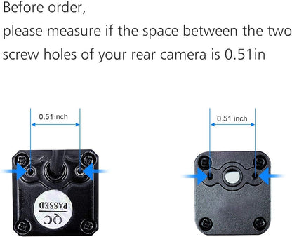 Pixelman Universal Car Rear View Camera License Plate Bracket,Dash Cam Mirror Camera Kit Accessories Rearview Camera Mount, Only Installation Holder for Backup Camera Reverse Camera