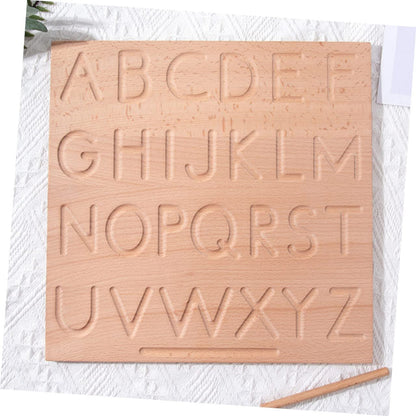 ifundom Classification Toy Kids Tracing Board 1 Set Alphabetical Blind Writing Board Early Learning Toy for Children
