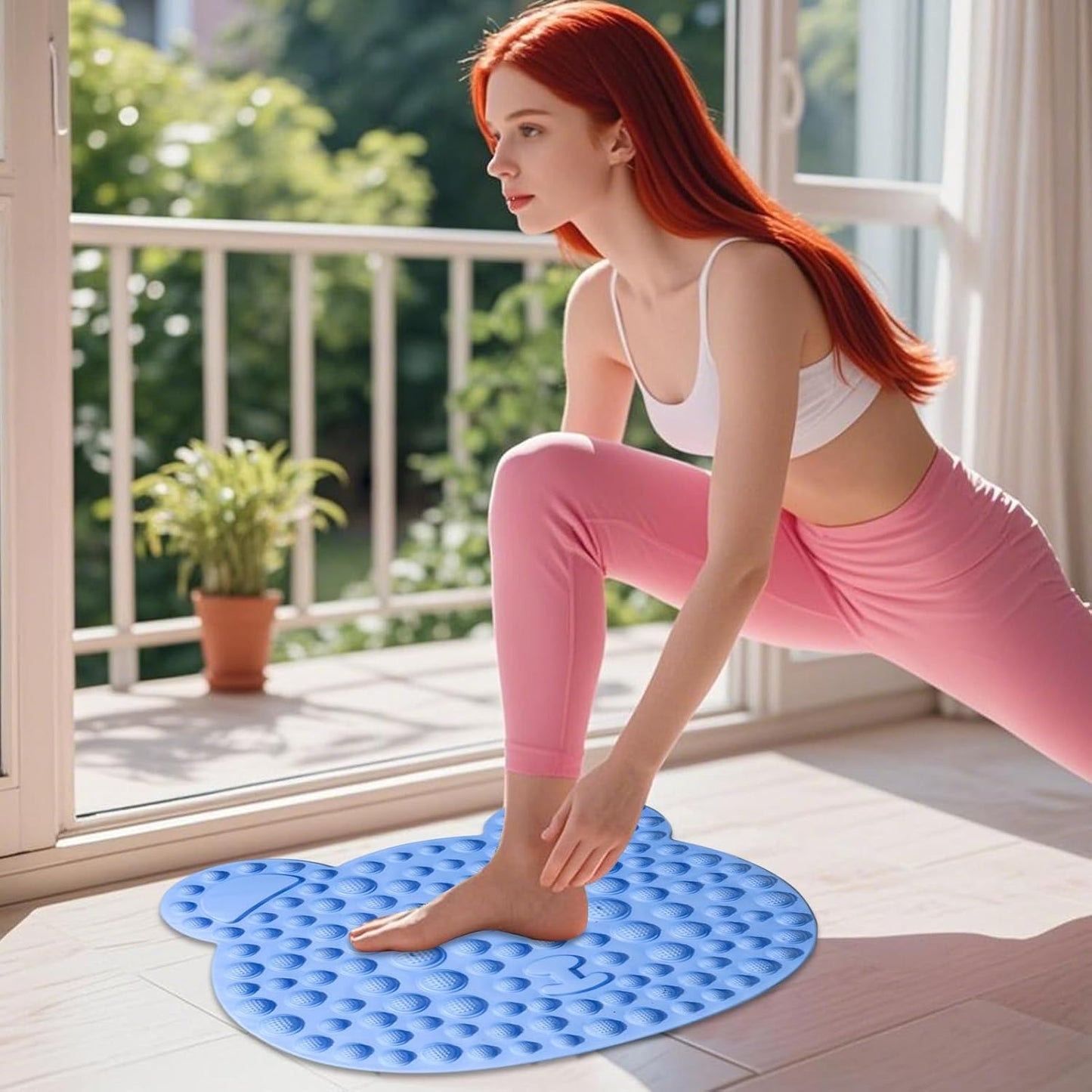 Foot Massage Pad - Portable Foot Massage Pad - Lightweight Ergonomic Health Products, Anti-Slip Massager Board for Home Studio Fitness Post-Workout Recovery