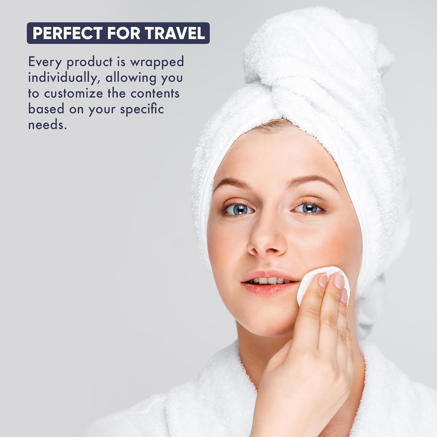 Personal Care Travel Size Toiletries | 1-Shoppe All-In-Kit Hotel Amenities Bulk | Travel Shaving Set, Toothbrush & Paste, Mouthwash, Makeup Wipes, Swabs, Nail File & Sewing Kit | 300 Pcs