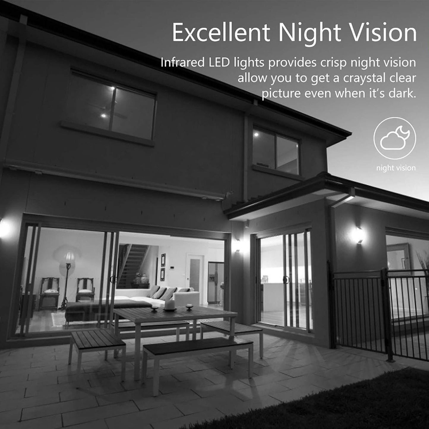 Security Camera,2MP 1080P Full High Definition Security Camera Outdoor/Indoor (Hybrid 4-in-1 CVI/TVI/AHD/CVBS) Infrared Weatherproof Surveillance CCTV Camera NTSC System