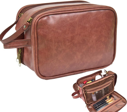 Hygiene Bag for Men - Shaving Bag Men Toiletry Bag | Bathroom Travel Bag, Toiletry Organizer, ReusableTravel Toilet Bags for Shaving Grooming Dopp Kit
