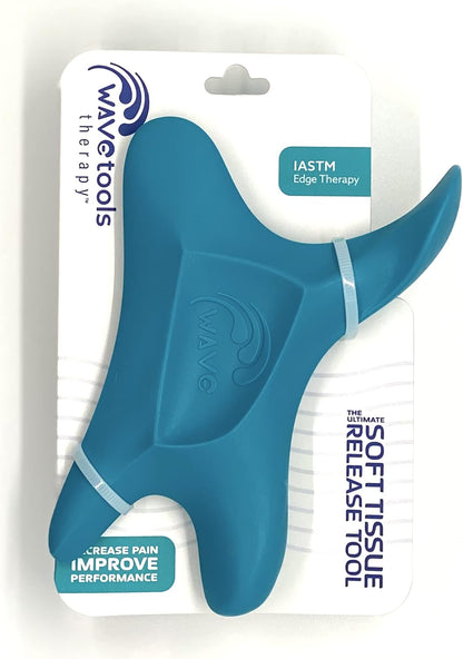 The Wave Tool, The Ultimate Soft Tissue Release Tool. Ergonomic Massage and IASTM Edge Therapy for Treating Adhesions, Trigger Points, myofascial Pain. Graston, Gua Sha, Edge, Scraping Tool