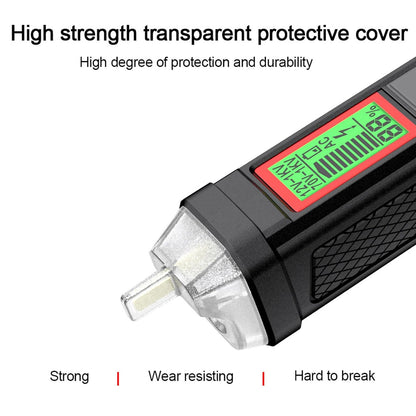 Electricity Tester, Accurate Circuit Detector Pen, LCD Digital Display Contactless Voltage Tester for Industrial, Automotive, Home Car, Electrical Safety Tool, Wiring and Circuits