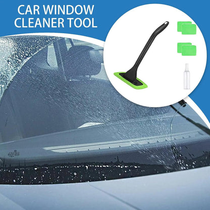 Inside Windshield Cleaning Tool, Detachable Windscreen Microfiber Brush, Vehicle Detailing Dust Remover, Car Window Cleaning Supplies, Truck Minivan Pickup Accessory