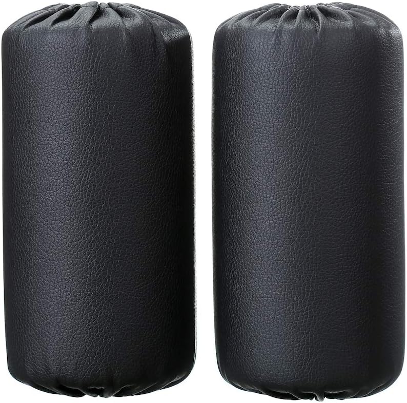 GR8FLEX Foam Foot Pads Rollers Set of 2 (7"x3.5"x20mm) for Home Gym Exercise Machines Equipments Replacements with 1 Inch Rod
