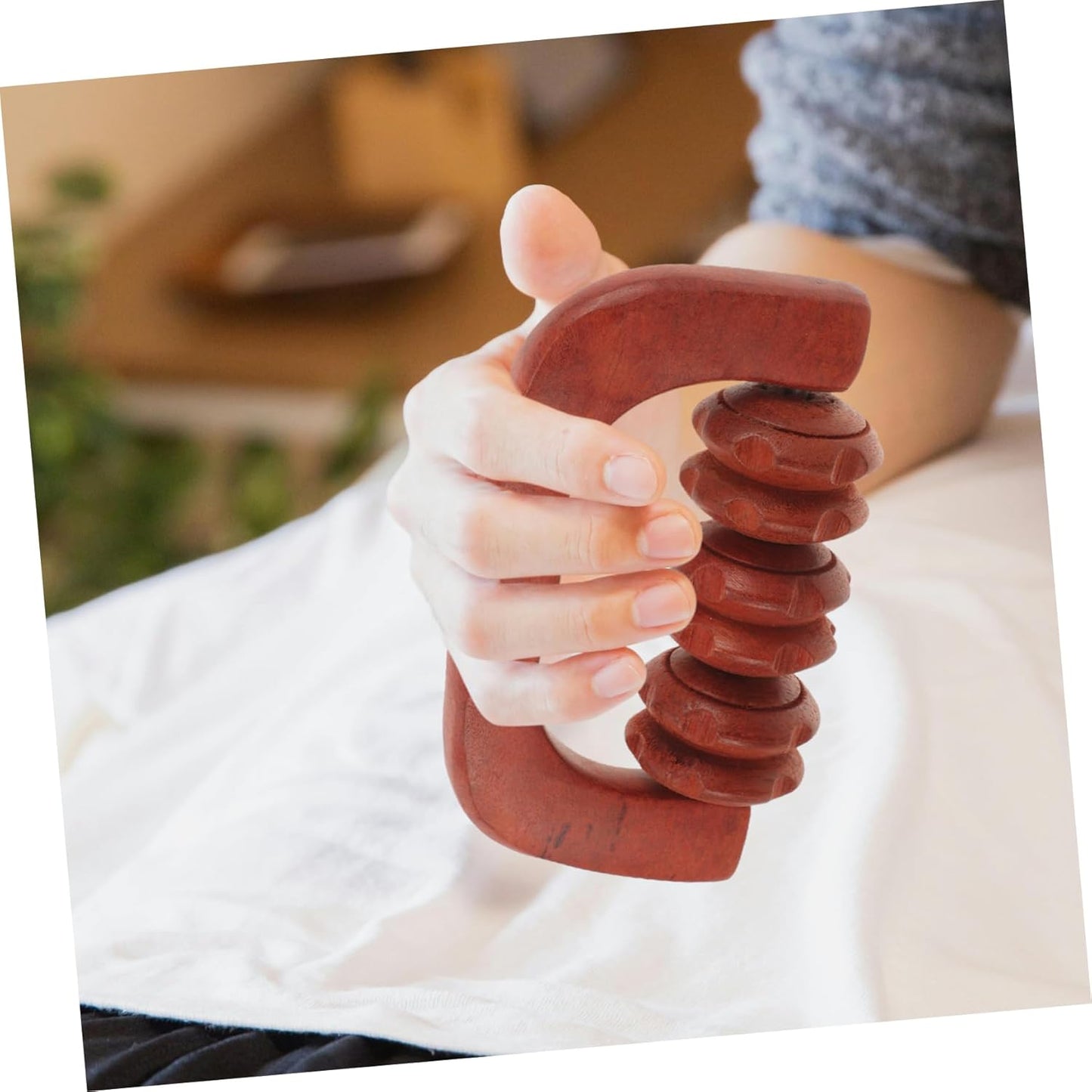 CALLARON 5 Pezzi Massaggiatore in Legno Massager Massaggiatore Per Il Mal Di Schiena Posteriore Massaggiante Muscolo Del Corpo Per Le Gambe Di Legno
