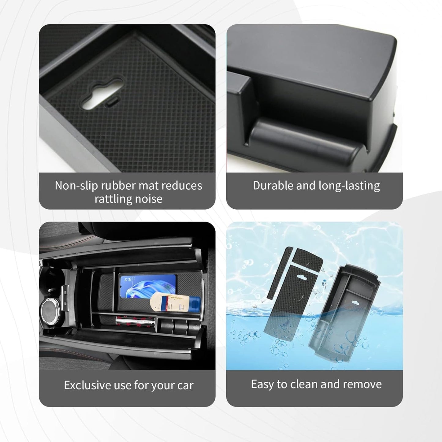 CDEFG Peugeot 3008 5008 GT 2016-2022 2023, Center Console, Glove Box, Armrest, Multi-Function Car Organizer, Center, Console Organizer Tray Organizer 3008 GT Line