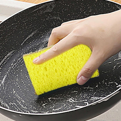 Natural Eco Dishwasher Sponges - Non-Scratch Scrub Sponge | Washing Up Sponges Scrubs | Friendly Sponges For Dishes | Kitchen Scrubbing Sponges | Multipurpose Cleaning Sponge | Reusable Kitchen Sponge