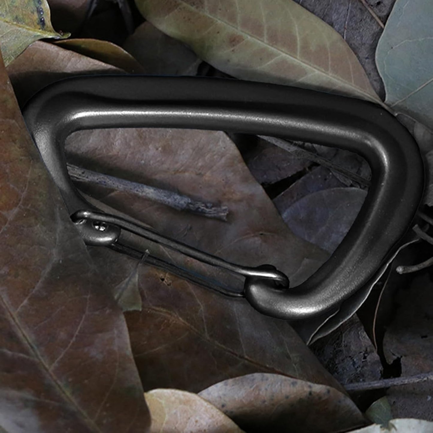 Carabiner Clip, D Shaped Spring Hook, Small Carabiners, Camping Accessories Buckle, Multipurpose Outdoor Gear for Hiking, Climbing, Backpacking, and Adventure Activities, Aluminum
