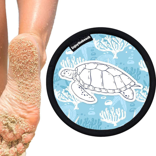 Sand Brush Remover Beach, Sand Removal Mitt, 4.72 Inches Multifunctional Cleanings Brushes, Beach Accessories Must-Have for Cleaning Hands, Dry Sands Cleaner Compact