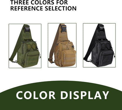 Outdoor Tactical Sport Bag Sling Shoulder Portable Cycling Camping Fishing Backpack