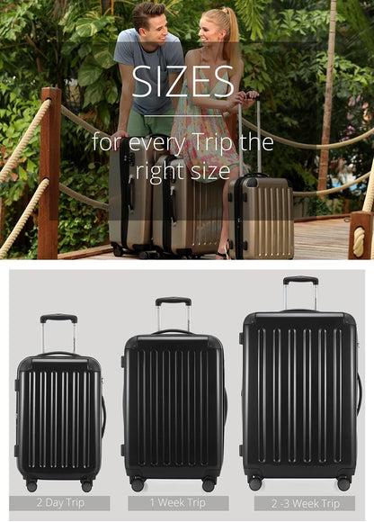 HAUPTSTADTKOFFER - Luggage, Black, 55, Hand Luggage