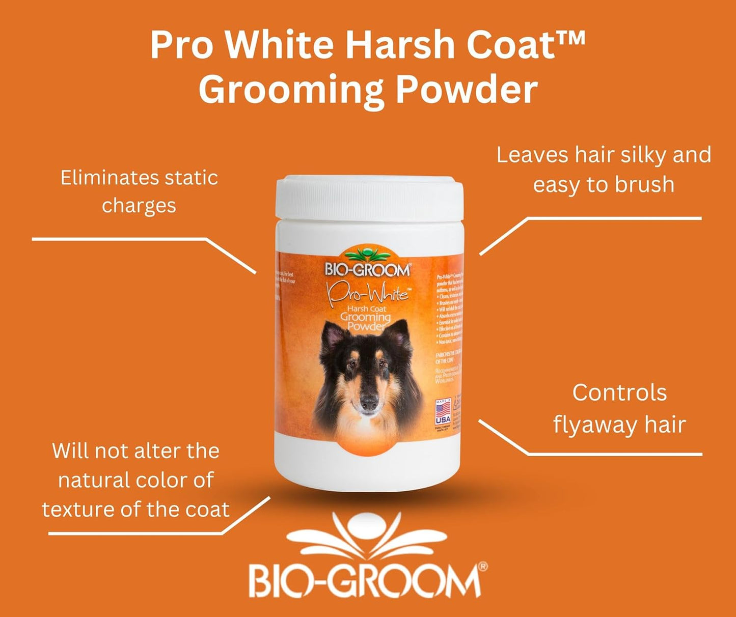 Bio-Groom Dog Grooming Powder, 226 ml