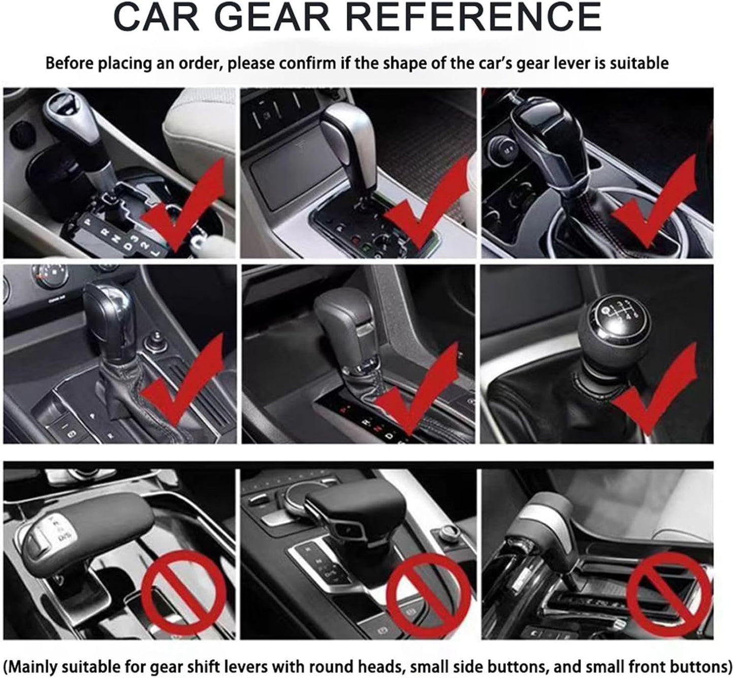 Gear Shift Hoodie Shifter Hoodie Car Decoration Shifter Car Decoration with Anti-Slip Hood Interior Decoration for Car Accessories