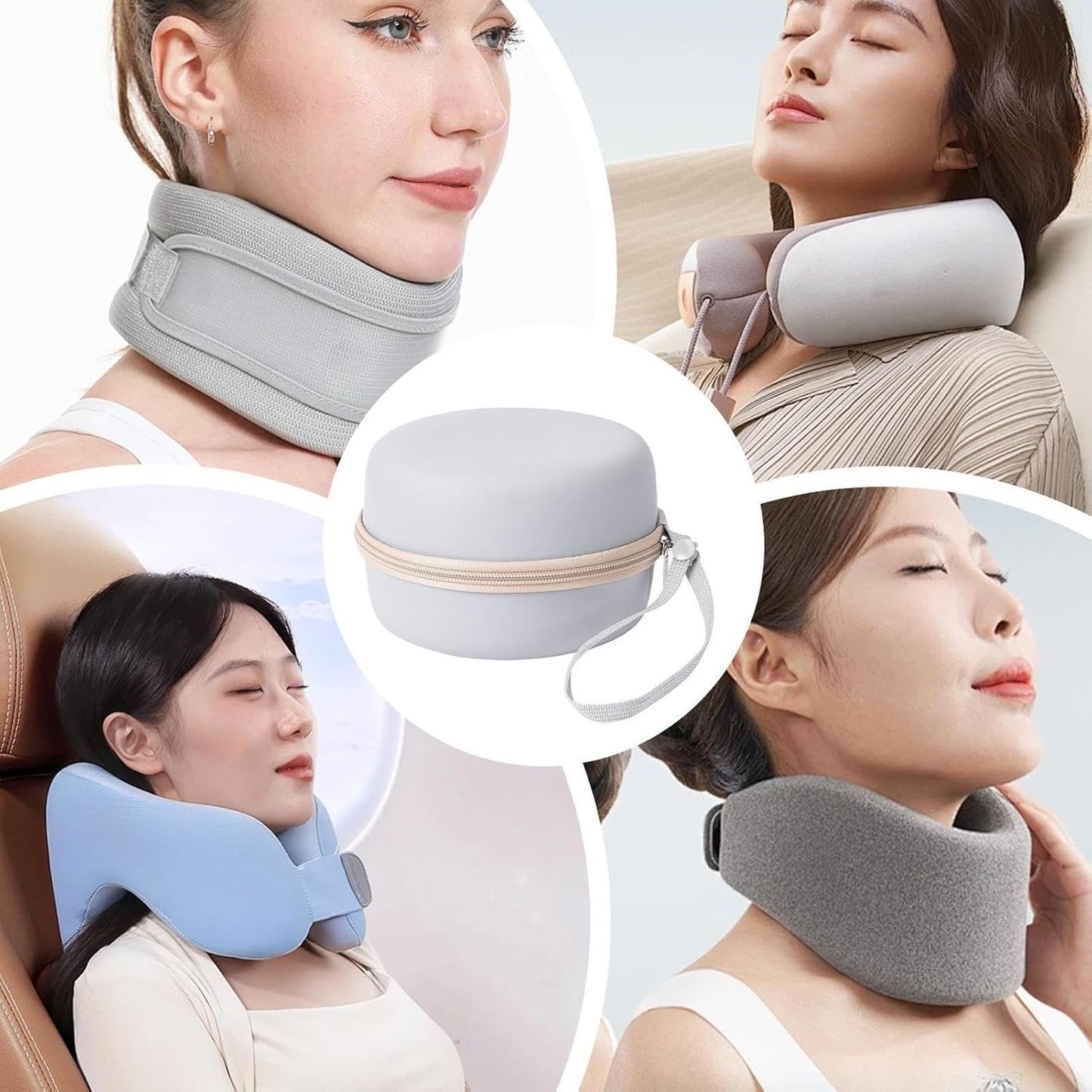 Travel Neck Pillow Bag,Neck Pillow Zipper Bag,Portable Outdoor Organizer for Outdoor Travel