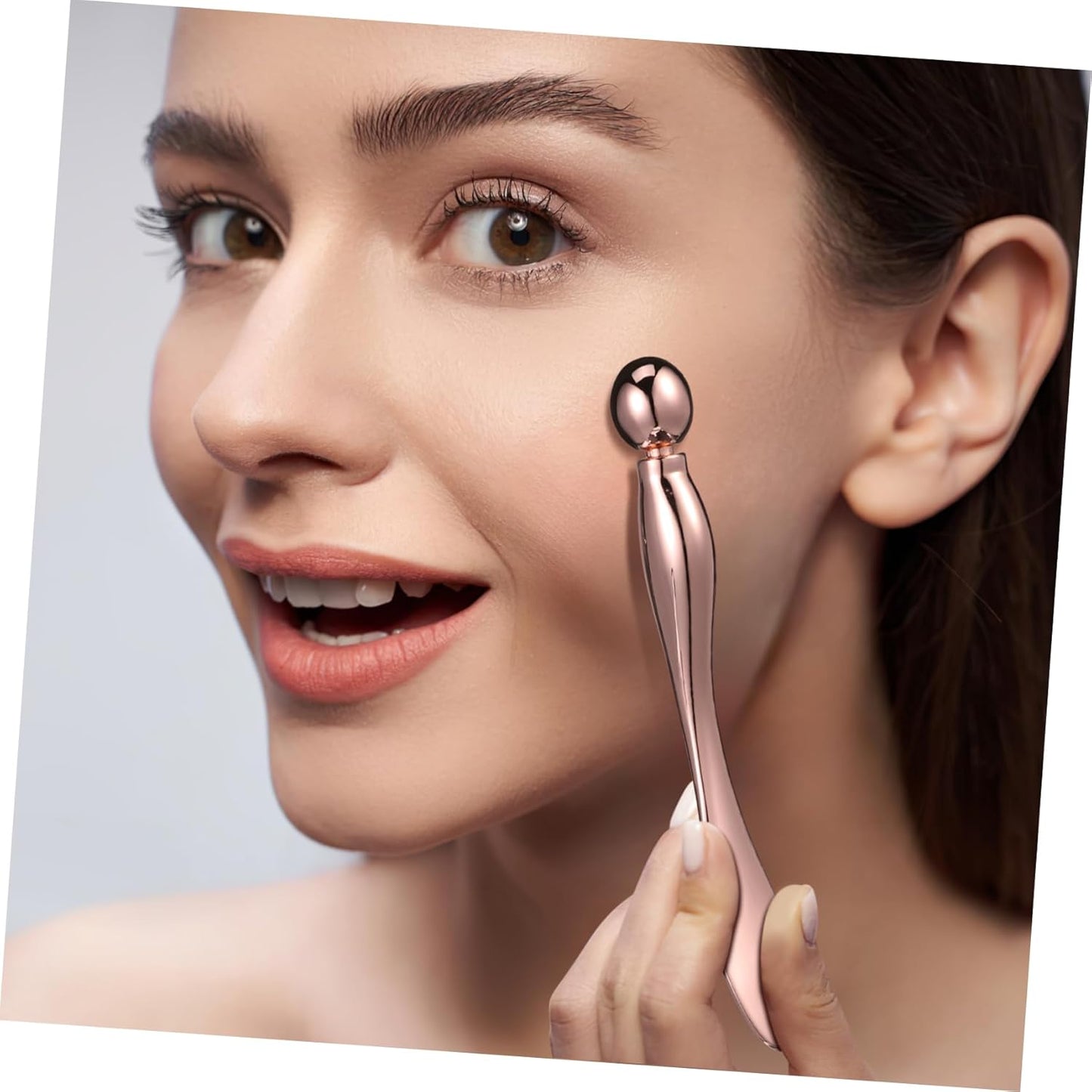 MUCKLILY 6Pezzi Applicatore per Crema per Massaggiatore per Occhi Gonfi Spatola Metallo Facile da Della