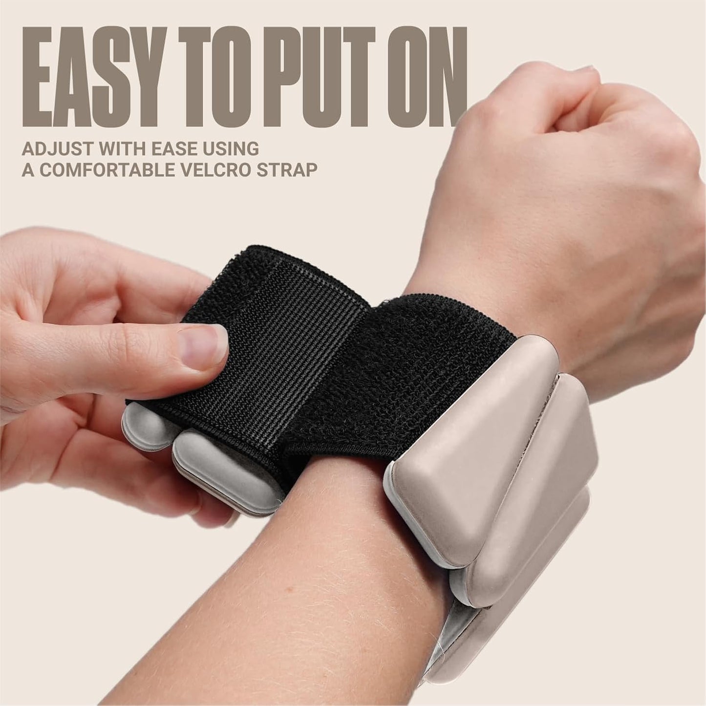 SPORTBIT Wrist and Ankle Weights for Women - Set of 2 (1lb Each) Wearable Ankle & Wrist Weights - Leg & Arm Bands, Silicone Weighted Bracelets for Workout, Walking, Running, Yoga, Pilates