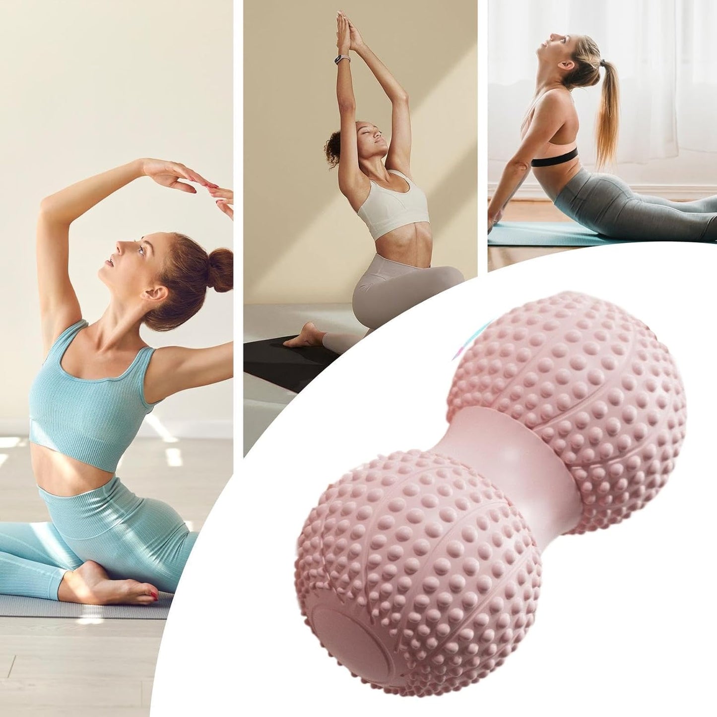 Massage Ball for Back and Neck, Deep Tissue Roller Tool for Trigger Point Release, Ideal for Muscle Recovery, Relaxation, and Stress Relief After Workouts