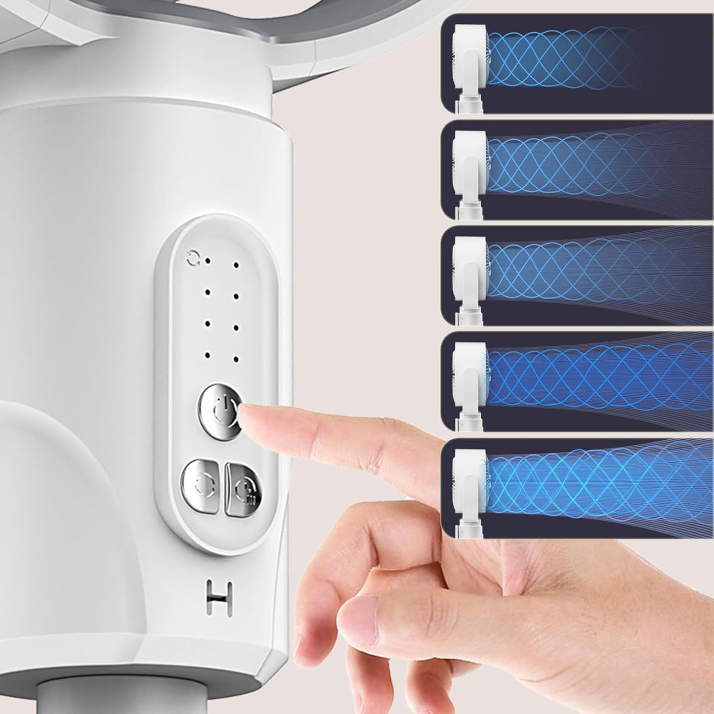 Standing Fan For Bedroom, Air Circulator, 5 Speeds, 3 In 1 Pedestal & Tabletop, Adjustable Height, With Remote Control, For Home, Dorm