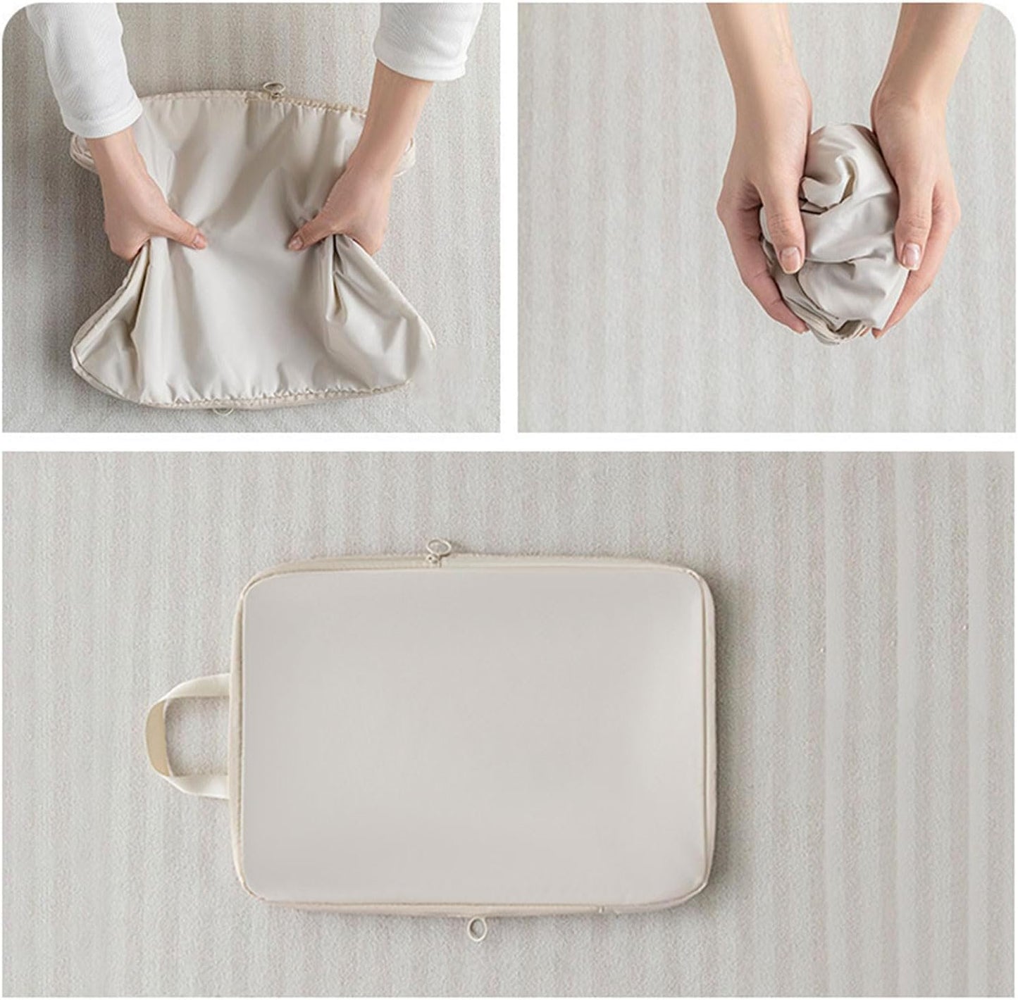 Adrosstoller 6Pcs Travel Organizers Set for Luggage Essential Packing Cubes Set Sturdy Luggage Organization Bag for Family Trip