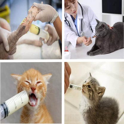 Newborn Pet bottle, Pet Feeding bottle that can replace the Original Pacifier, pet pill tablet feeder, suitable for newborn puppies, kittens, rabbits, squirrels and other small animals, suitable for newborn smaller mammals