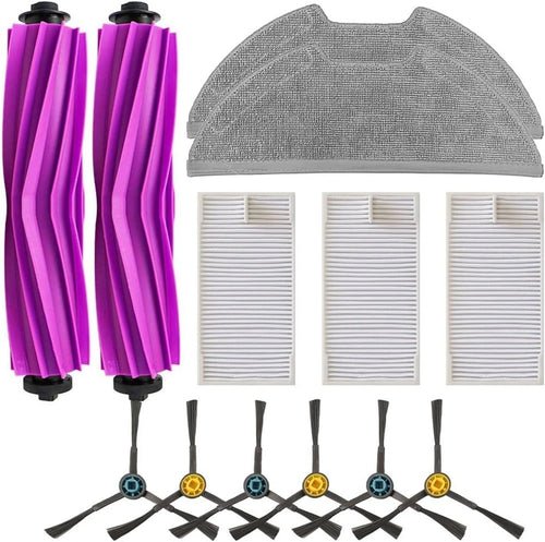 Per Eureka E20 Plus Cleaning Essentials Kit di parti di ricambio con spazzole principali, filtri, panni mocio e spazzole laterali per uso domestico
