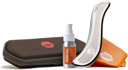 Sidekick Echo Muscle Scraper - Steel Gua Sha Tool w/Patented Textured Grip – Full Kit Included – Designed for IASTM to Relieve Neck, Shoulder, Back and Muscle Pain