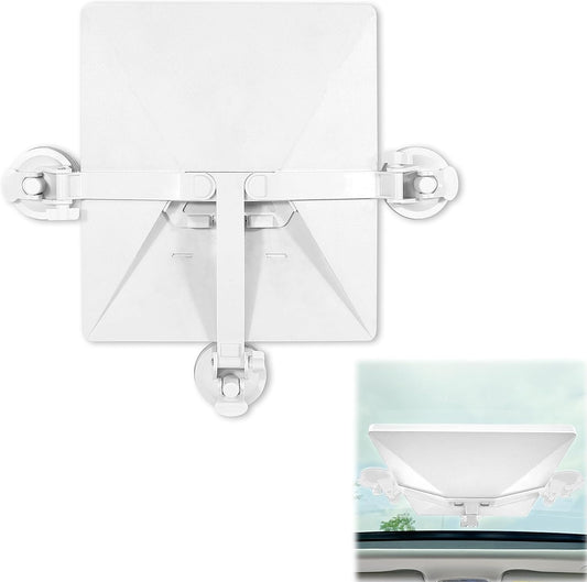 Foldable Starlink Mini Car Mount with Suction Cups，Quick Release Sunroof/Moonroof Mount for Car, RV, Boat, Truck Glass (White)