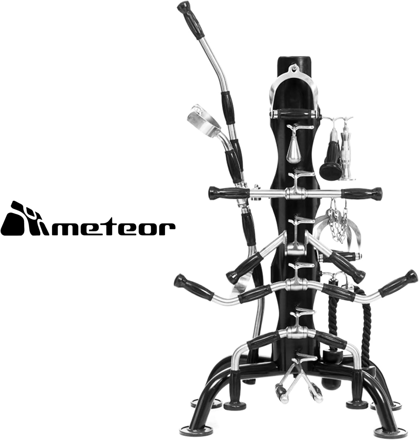 Meteor Cable Attachment, Cable Pulley Attachment, Cable Machine Accessories, LAT Pull, Cable Row, Gym Attachment