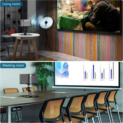 IGTOPS Desktop Projector Table Stand, Multi-Angle Projection Stand, Universal Camera Mount with 1/4" Screw Interface, Projector Stand